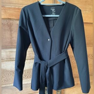 ADAY BLACK BLAZER, size Medium.
